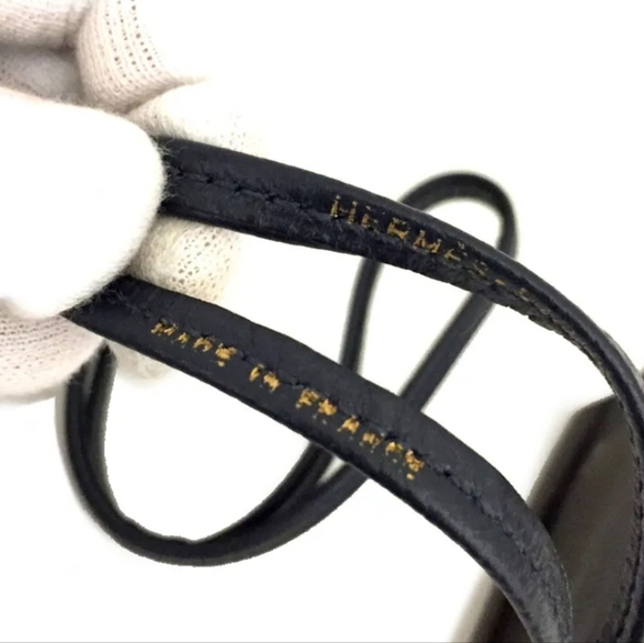 HERMES DOG WHISTLE NECK STRAP SILVER METALLIC/1C0415 - Picture 8 of 10